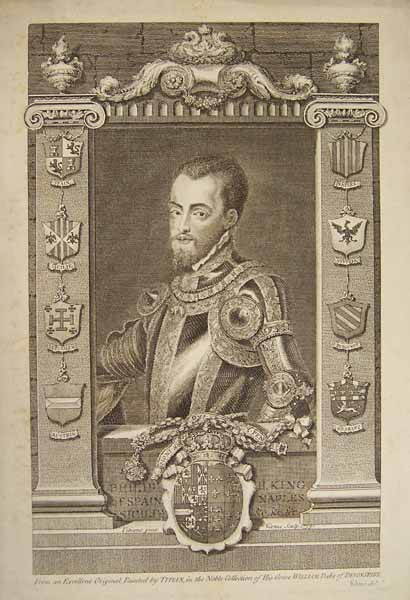 portrait of Phillip II, King of Spain
